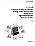 TDC3000X Galvanic Isolation/Intrinsic Safety Field Termination