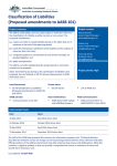 Classification of Liabilities - Australian Accounting Standards Board