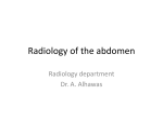 Radiology of the abdomen