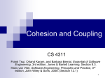 Cohesion and Coupling
