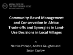 Community-Based Management and Conservation in Africa: Trade