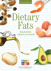 Dietary Fats: Balancing Health & Flavor