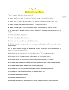 Bio-Organic Chemistry will Page | 1