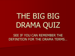 The Big Drama Quiz