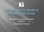 Inclusionary Housing Program
