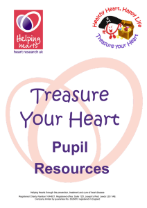 Treasure Your Heart Resources for Pupils