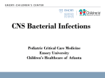 2011 CNS Bacterial Infection - Emory University Department of