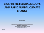 Biospheric Feedback Loops and Rapid Global
