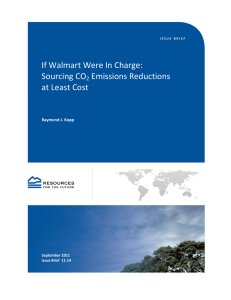 If Walmart Were In Charge: Sourcing CO Emissions Reductions at Least Cost