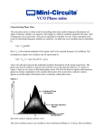 VCO Phase noise