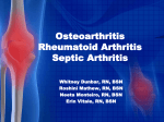 Diagnosis, Management, and Treatment of Osteoarthritis