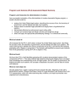 Program Level Outcome (PLO) Assessment Report Summary