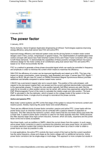 The power factor