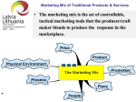 marketing mix. product price and pricing