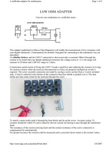 low ohm adapter