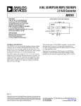 a 8-Bit, 50 MSPS/80 MSPS/100 MSPS 3 V A/D Converter AD9283