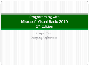 Programming with Microsoft Visual Basic 2008