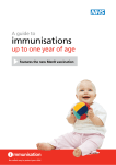 immunisations up to one year of age A guide to