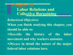 Chapter 14 Labor Relations and Collective Bargaining