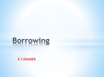 Borrowing