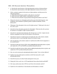 BIOL 1406 Discussion Questions: Photosynthesis