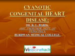 cyanotic congenital heart disease - MEDICINE hack