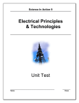 ELECTRICAL PRINCIPLES AND TECHNOLOGIES
