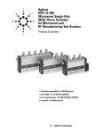 Agilent 8767/8/9M Microwave Single-Pole Multi