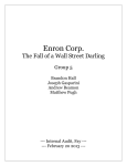 Enron Fraud Paper - Matt Pugh's ePortfolio