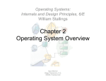 Chapter 2 Operating System Overview Operating System Overview