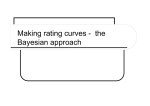 Making rating curves - the Bayesian approach