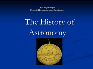 1 History of Astronomy - Journigan-wiki