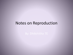 Notes on Reproduction