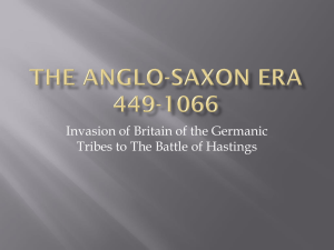 The anglo-saxon era