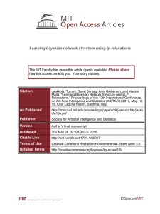 Learning bayesian network structure using lp relaxations Please share