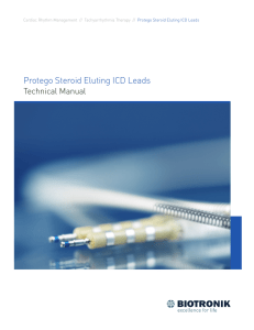 Protego Steroid Eluting ICD Leads
