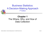 Business Statistics: A Decision