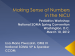 Making Sense of Numbers in the NICU