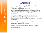 I/O Basics
