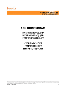 1Gb DDR2 SDRAM