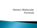 Honors-Molecular-Formula