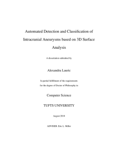 Automated Detection and Classification of Intracranial Aneurysms based on 3D Surface Analysis