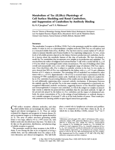 Metabolism of Tac - The Journal of Experimental Medicine