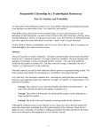Responsible Citizenship in a Technological Democracy Note 10: Statistics and Probability