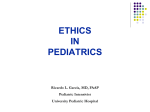 ethics in peds