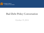 Bad Debt Policy Conversation