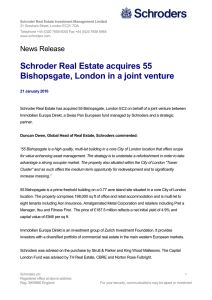 Schroder Real Estate Investment Management Limited