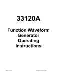 33120A Function Waveform Generator
