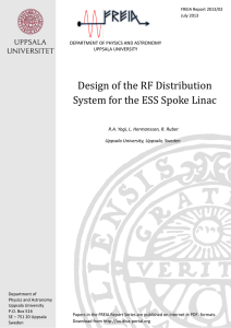 Design of the RF Distribution System for the ESS Spoke Linac