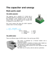 Energy and the capacitor of LEGO